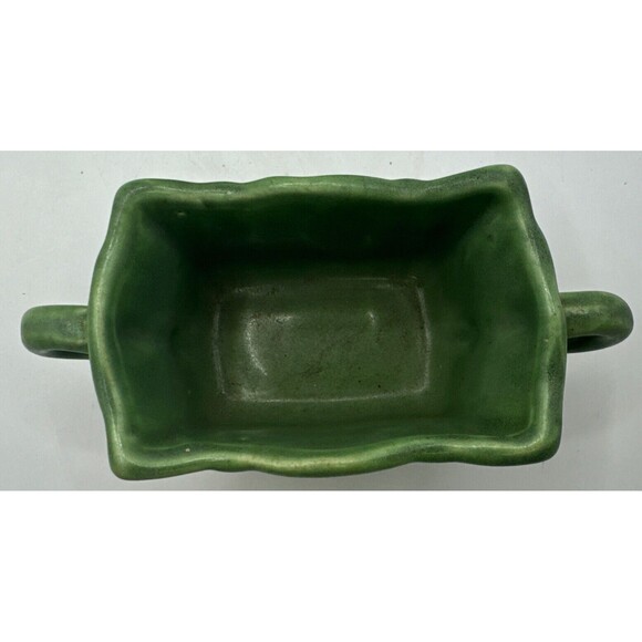 Vintage 1940's USA Pottery Creamer & Sugar Green 893 And 894 - Picture 10 of 10